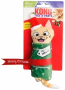 КОНГ KONG игрушка для кошек HOLIDAY PULL-A-PARTZ Кот-подарок 14 см