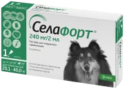 СЕЛАФОРТ Антипаразитарный препарат для собак 20,1 - 40 кг