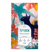 ФЛОРИДА (FLORIDA) сухой корм для взрослых стерилизованных кошек с Лососем и черникой 800 гр