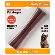 ПЕТСТЕЙДЖ PETSTAGES Игрушка для собак "Bully Chew" с ароматом говядины маленькая 11 см 