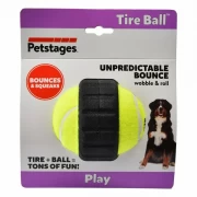 ПЕТСТЕЙДЖ PETSTAGES Игрушка для собак Теннисный мячик с шиной
