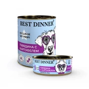 БЕСТ ДИННЕР BEST DINNER Exclusive Vet Profi Urinary консервы для собак и щенков для профилактики МКБ Говядина