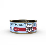 БЕСТ ДИННЕР BEST DINNER Exclusive Vet Profi Gastro Intestinal консервы для кошек с чувствительным пищеварением Дичь паштет 100 гр