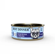 Best Dinner Exclusive Vet Profi Renal консервы для кошек Перепелка с рисом 100 гр