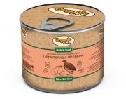 ОРГАНИК ЧОЙС (ORGANIC CHOICE) консервы для собак малых и средних пород Перепелка с яблоком 240 гр