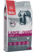 БЛИТЦ BLITZ сухой корм для взрослых собак крупных и гигантских пород