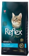 Рефлекс Плюс Reflex PLUS Sterilised Adult Cat сухой корм для стерилизованных кошек с лососем