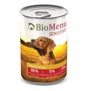 БиоМеню BioMenu Консервы для собак с перепелкой 410г