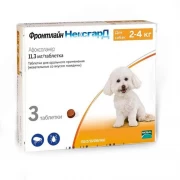НЕКСГАРД таблетки жевательные от блох и клещей для собак 2-4 кг, уп. 3 таб