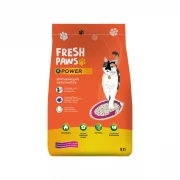 Фреш Fresh Paws Power впитывающий минеральный наполнитель для кошачьего туалета