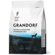 ГРАНДОРФ GRANDORF VETERINARY DIET DERMATOSIS Сухой корм корм для собак, предназначенный для поддержания защитных функций кожи при дерматозах и чрезмерном выпадении шерсти с лососем