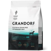 ГРАНДОРФ GRANDORF VETERINARY DIET GASTROINTESTINAL LOW FAT Сухой корм корм для собак способствующий регуляции метаболизма липидов при гиперлипидемии с индейкой