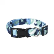ФОКСИ (FOXIE) Ошейник для собак Camo М 1,9x35-50см голубой