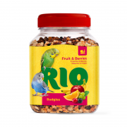 РИО RIO лакомство для волнистых попугайчиков Фруктово-ягодная смесь, 180 г