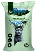 ХОУМ КЭТ Наполнитель древесный для кошачьего туалета Лесная свежесть 