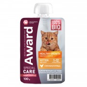 АВАРД Пауч для котят от 1 месяца из мяса курицы 100 г