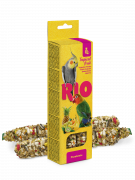 РИО RIO Лакомство для птиц Палочки для средних попугаев с Тропическими фруктами