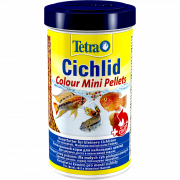 ТЕТРА Tetra Cichlid Colour Mini Корм для всех видов небольших цихлид для усиления окраса (мини-шарики) 500 мл