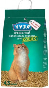  КУЗЯ Наполнитель для кошачьего туалета Древесный 4,5 л