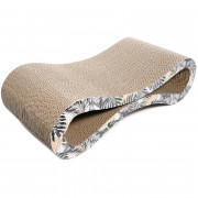 ТРИОЛ Когтеточка-лежанка из гофрокартона двусторонняя "Бесконечность" (450*200*125мм)