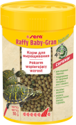 СЕРА SERA Raffy Baby-Gran Nature Корм для выращивания для молодых плотоядных рептилий, таких как маленькие водяные черепахи 100 мл