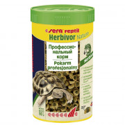 СЕРА SERA reptil Professional Herbivor Nature Корм для всех травоядных рептилий, таких как сухопутные черепахи и игуаны 1 л
