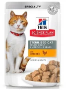 ХИЛЛС Sterilised Cat пауч для стерилизованных кошек с Курицей