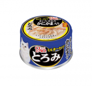 ИНАБА INABA CIAO Toromi Консервы для кошек Куриное филе с тунцом Магуро и гребешком в сливочном бульоне/ 80 гр