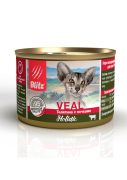 БЛИТЦ BLITZ Holistic консервы для взрослых кошек Телятина с почками, мясной паштет/ 200 гр