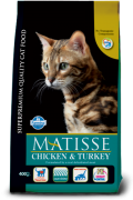 ФАРМИНА MATISSE Chicken & Turkey сухой корм для взрослых кошек с Курицей и индейкой