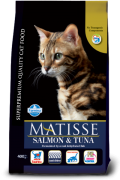 ФАРМИНА MATISSE Salmon & Tuna сухой корм для взрослых кошек с Лососем и тунцом 400 гр