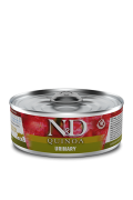 ФАРМИНА N&D Quinoa Cat Duck Urinary беззерновые консервы для взрослых кошек Утка с киноа Профилактика мочекаменной болезни/ 80 гр
