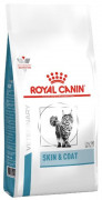 РОЯЛ КАНИН Skin & Coat сухой корм для кастрированных / стерилизованных котов и кошек с повышенной чувствительностью кожи 1,5 кг